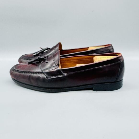 Cole Haan Shoes Mens 10.5 Brown Leather Tassel Loafers Slip On Casual Comfort